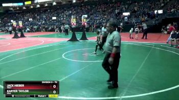 75 lbs Semifinal - Jack Hieber, PBG1 vs Karter Taylor, RIKA