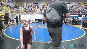 55 lbs Consi Of 8 #2 - Kohen Kirby, Rough Riders vs Hayes Wheaton, Team Guthrie Wrestling
