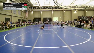 132 lbs Quarterfinal - Isaac Quiles, East Hartford vs Giuliano Sirianni, Simsbury