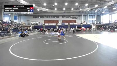 285 lbs Round 1 (3 Team) - Jeremiah House, Webster Schroeder High Sch vs David Cruz, Long Beach Sr