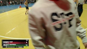 115 lbs Semis & 1st Wrestleback (8 Team) - Harlan Sinclair, St. Peter vs William Bainbridge, Hastings