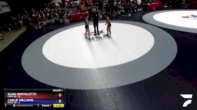 110 lbs Round 1 (16 Team) - Aliah Bertalotto, SJWA-GR vs Carlie Williams, KTWA-GR