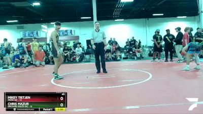 126 lbs Round 2 (4 Team) - Chris Mazur, Orchard South WC vs Mikey Tietjen, Prime WC