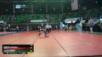 106 lbs Champ. Round 2 - Kortez Samuels, Jasper vs CALEB WRIGHT, Mortimer Jordan HS