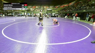 177 lbs Consi Of 16 #1 - Drake Fields, Sanger vs Liiam Baculi, Stockdale