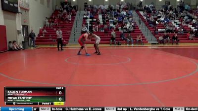 207 lbs Quarterfinal - Micah Fantroy, Hewitt-Trussville MS vs Kaden Turman, Hewitt-Trussville