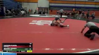 197 lbs Semifinal - Braden Homsey, Ferrum College vs Jackson Punzel, Wheaton