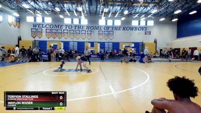 132 lbs Quarterfinal - Waylon Rozier, Camden vs Toryion Stallings, Flagler Wrestling Club