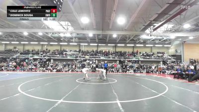 113 lbs Final - Cole Lemovitz, Ponaganset vs Dominick Sousa, Smithfield