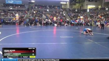 80 lbs Cons. Round 2 - Noah Boyer, Nebraska City vs Garrett Cookman, MWC Wrestling Academy