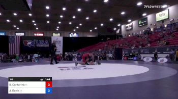 88 lbs Rr Rnd 1 - Steve Contarino, Florida vs Jeff Davis, California