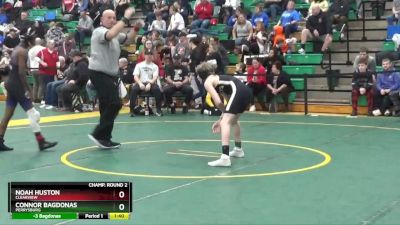 106 lbs Champ. Round 2 - Connor Bagdonas, Perrysburg vs Noah Huston, Clearview