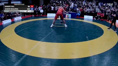 92kg Quarterfinal - Manjot Gill, Independent Wrestling Club vs Jaison Dhaliwal, Canadian Mal Wrestling