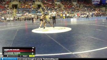 140 lbs Champ. Round 1 - Webeline Naklen, Fargo vs Mackenzie Thorpe, Ellendale/Edgeley/Kulm