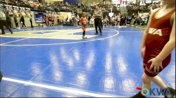 46 lbs Quarterfinal - Amelia Mairel, Perry Wrestling Club vs Alaina Bert, Del City Little League