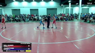 92 lbs Placement Matches (8 Team) - Will Hughes, Georgia vs Charlie Gaba, Arkansas