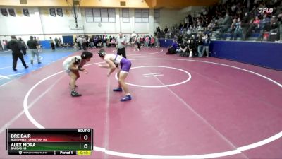 190 lbs Cons. Round 3 - Dre Bair, Northwest Christian HS vs Alex Mora, Bagdad HS