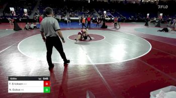 150 lbs Round Of 64 - Freeman Erickson, Alvirne vs Nick Dubuc, Westford Academy