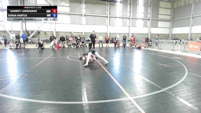 108 lbs Champ. Round 2 - Audrey Lensegrav, Askeo International Mat Club vs Sonja Hartle, Outlaw Wrestling Club