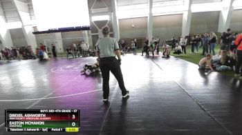 57 lbs Semifinal - Drexel Ashworth, Iron County Wrestling Academy vs Easton McMahon, Shootbox