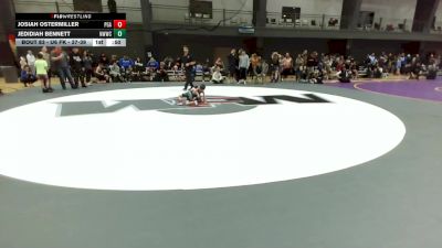 U6 FK - 37-39 Champ. Round 2 - Jedidiah Bennett, NWWC vs Josiah Ostermiller, Pioneer Grappling Academy