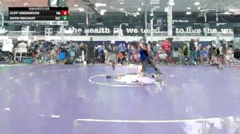 95 lbs Rr Rnd 1 - Cliff Greenwood, Parabellum Wrestling Academy- MS vs Gavin Reichart, Dueling Bandits - MS