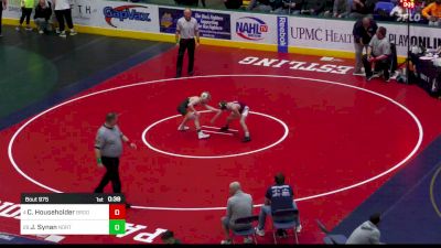 96 lbs Consi Of 16 #2 - Cody Householder, Brookville vs Joey Synan, North Allegheny