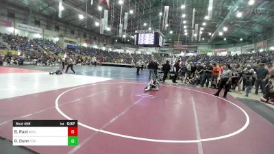 49 lbs Round Of 16 - Bearett Rust, Athlos Wrestling vs Ryan Dunn, Top Team Colorado