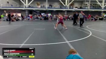 115 lbs Finals (2 Team) - Rocco Bushmann, Upstate Uprising vs Lucas Gandy, Seagulls