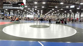 132 lbs Rr Rnd 1 - Justin Scanlon, Mat Assassins Black vs Steven McCann, Flickr Boyz Aces