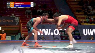 70 kg Quarterfinal - Giorgi Elbakidze, GEO vs Haji Aliyev, AZE
