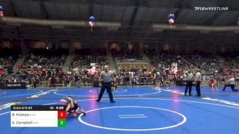 70 lbs Consolation - Bentley Holmes, MWC Wrestling Academy vs Shooter Campbell, Bristow Elementary Wrestling