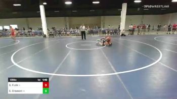 126 lbs Consi Of 128 #2 - Garrett Funk, IA vs Chris Creason, VA