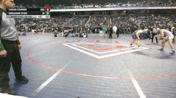 5A 190 lbs Cons. Semi - Lucas Conger, South Point High School vs Benjamin Dyer, Parkwood High School