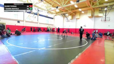 125 lbs Champ. Round 1 - Gianna Mottola, Paloma Valley vs Eloise Thomas, Berkeley