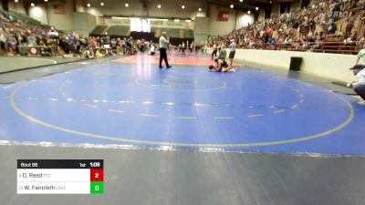 112 lbs Round Of 16 - Duncan Reed, PTC Wrestling vs William Faircloth, Lovett Youth Wrestling