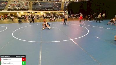 7th - 8th grade - 93 Cons. Round 3 - Carter Pochinski, Sebolt Wrestling Academy vs Elijah Bilden, Iowa