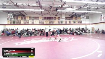 285 lbs Cons. Round 2 - Juan Luquin, Fresno City vs Lucion Strouse, Chabot College