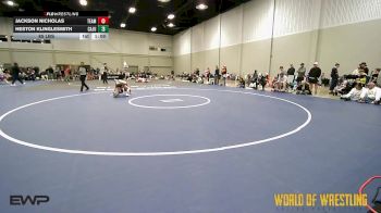 85 lbs Rr Rnd 2 - Jackson Nicholas, Team Wyoming 14U vs Heston Klinglesmith, Cajun Cowboys 14U