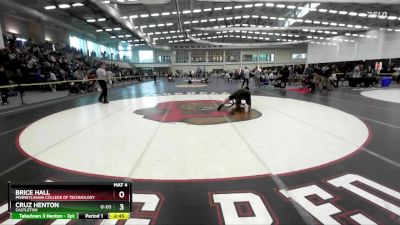 184 lbs Champ. Round 1 - Cruz Henton, Castleton vs Brice Hall, Pennsylvania College Of Technology