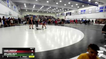 130 lbs Cons. Round 2 - Bryleigh Delis, 951 Wrestling Club vs Ivory Shermak, Reverence Grappling