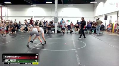 76 lbs Round 1 (4 Team) - Vitorio Pometko, U2 Starts & Stripes vs Abby Guzzo, New England Gold