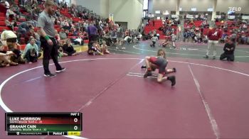 90 lbs Round 1 (4 Team) - Graham Cain, Cenrtral Region Team A vs Luke Morrison, South Region Team A