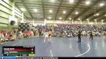 155 lbs Finals (8 Team) - Kaleb Shine, MONTANA2 vs Trae Frederick, Oregon1