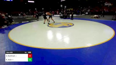 195 lbs Round Of 16 - Oleksandr Nyzhnyk, Los Gatos (CC) vs Kainoa Acia, Del Oro (SJ)