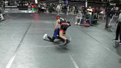 138 lbs Quarterfinal - Joseph Monto, Lakeland vs Jeremy Jackson, Overbrook Jr Wrestling