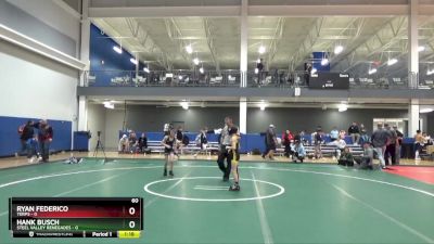 60 lbs Placement Matches (16 Team) - Ryan Federico, Terps vs Hank Busch, Steel Valley Renegades