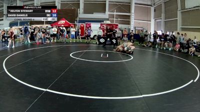 157 lbs Cons. Round 4 - Kelton Stewart, Wyoming vs David Daniels, California