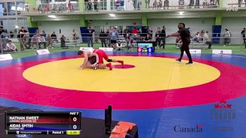 80kg Cons. Round 4 - Nathan Sweet, London-Western WC vs Aidas Smtih, Matmen WC