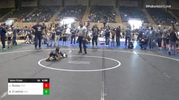 51 lbs Semifinal - Javen Russo, Troup Wrestling vs Asher O'Lenick, Roundtree Wrestling Academy